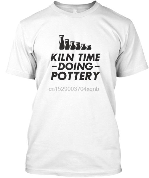 

мужчины футболка печного время doing pottery - посуда женщина тенниска