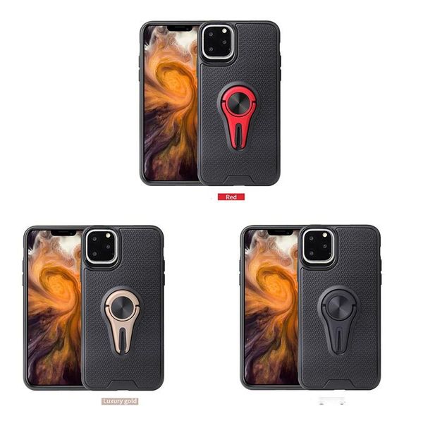 

car magnetic finger ring holder tpu phone case shockproof soft transparent back cover for iphone 11 pro max xs max xr samsung