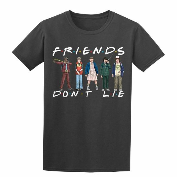

friends don't lie t-shirt men's shirt eleven justin fashion short creative printed summer men's tee customize tee shirts
