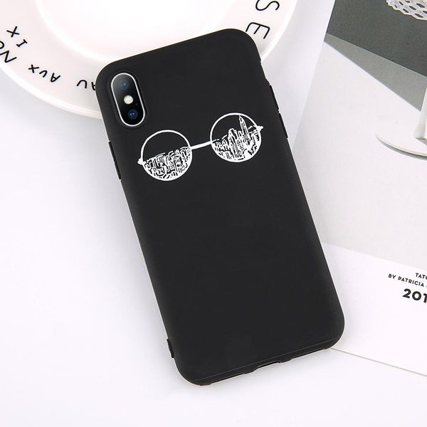 

phone case for iphone 6 6s 7 8 plus x xr xs max fashion cartoon planet simple painted soft tpu for iphone x phone case