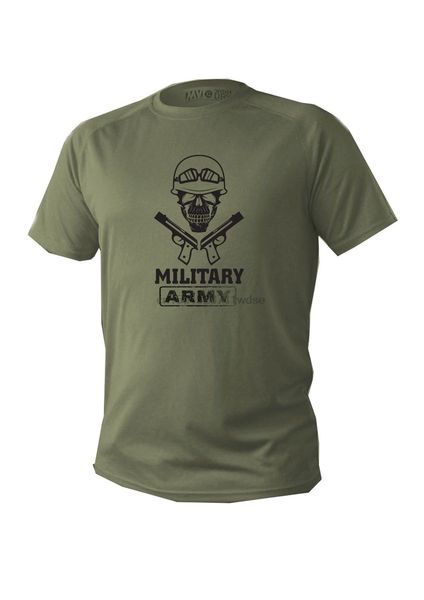 

2020 t shirt mens short sleeve green olive army military us skull tactical