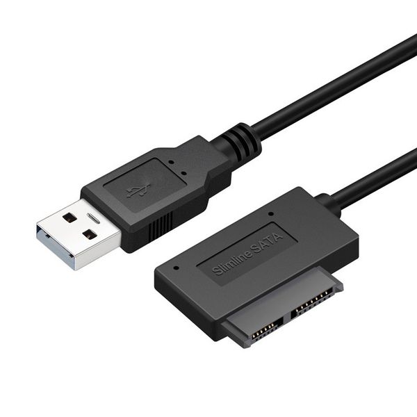 

0.35m sata usb 2.0 to 6 7p cable converter external optical drive adapter or lapnotebook cd dvd pc with usb interface