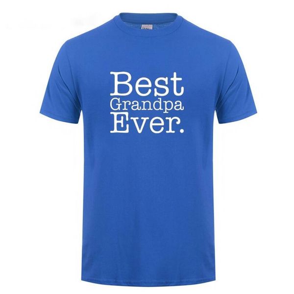 

funny birthday gifts idea father's day present for grandpa men grandpa ever cotton short sleeve summer t shirt t-shirt tee, White;black