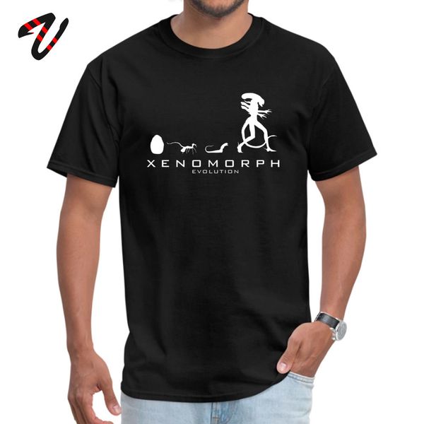 

fashion xenomorph evolution t-shirts man crew neck cotton fabric men's t shirts short sleeve summer clothing tee shirt