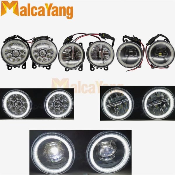 

car fog light kit angel eye drl daytime running lamp h11 12v for wrx xv justy outback legacy forester brz imreza levorg