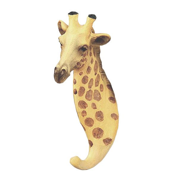 

retro animal hook resin head -wall mounted hooks hanger shabby chic resin figure