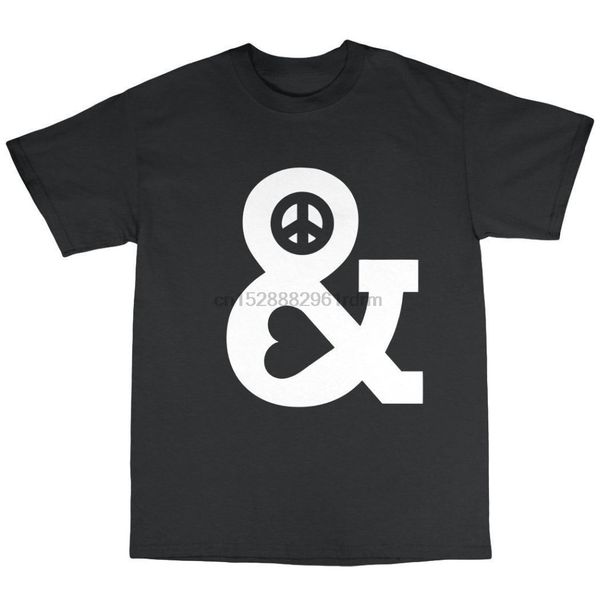 

print t shirts short peace love t-shirt 100% cotton pacifist hippie harmony buddhist happiness short sleeve crew neck fashion