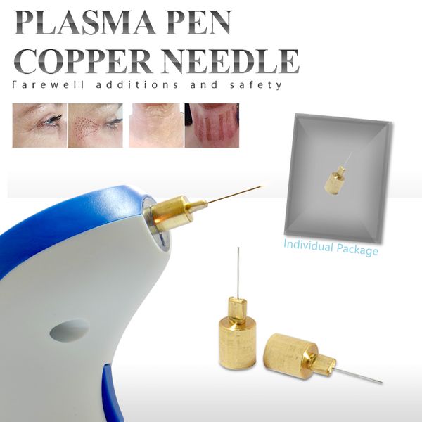

copper tip for multi-function eyelid lifting plasma pen needle mole removal machine plamere needles