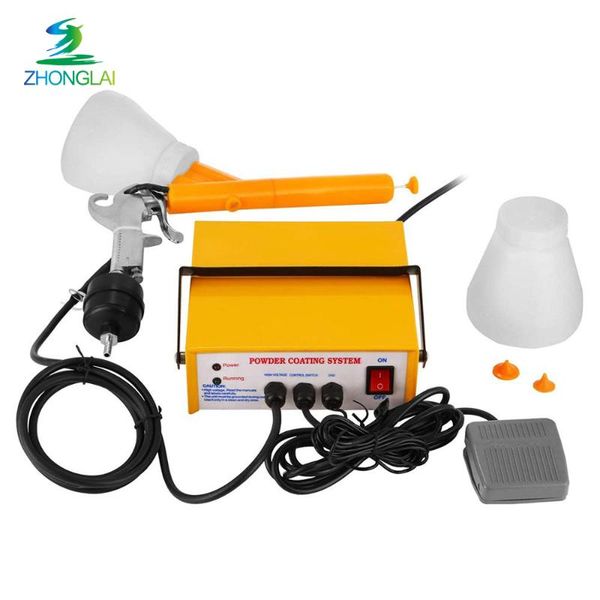 

portable manual spray gun electrostatic spray coating gun system machinery 220v