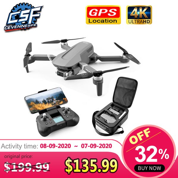 

2020 nwe f4 drone 4k hd mechanical gimbal camera 5g wifi gps system supports tf card drones stabilier distance 2km flight 25 min