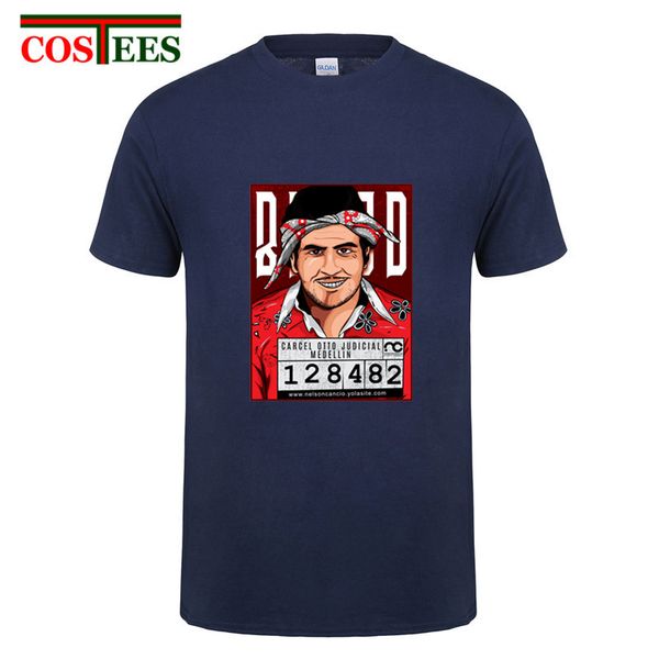 

camisetas plata o plomo t shirt men custom pablo silver or lead escobar t-shirt streetwear cotton el patron tee shirt homme