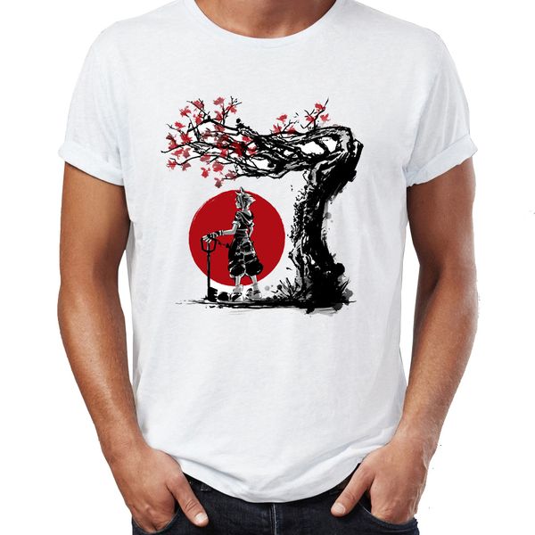 

men's t shirt kingdom hearts sora keyblade gaming artwork awesome tee