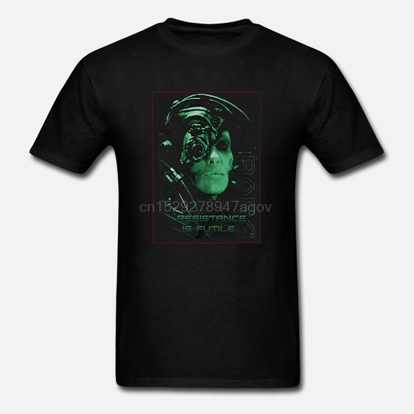 

borg resistance is futile black t-shirt tee shirt