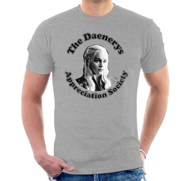 

daenerys targaryen appreciation society new 2020 fashion 100% cotton for man christian t shirt