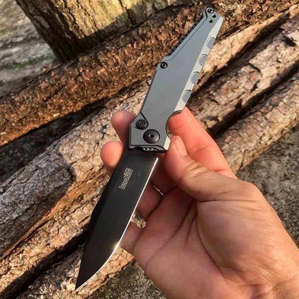 

keshaw нож 7900 cpm 154 одностороннее действие анодированный алюминиевый выживание складной нож нож на открытом воздухе кемпинг кухонная утв