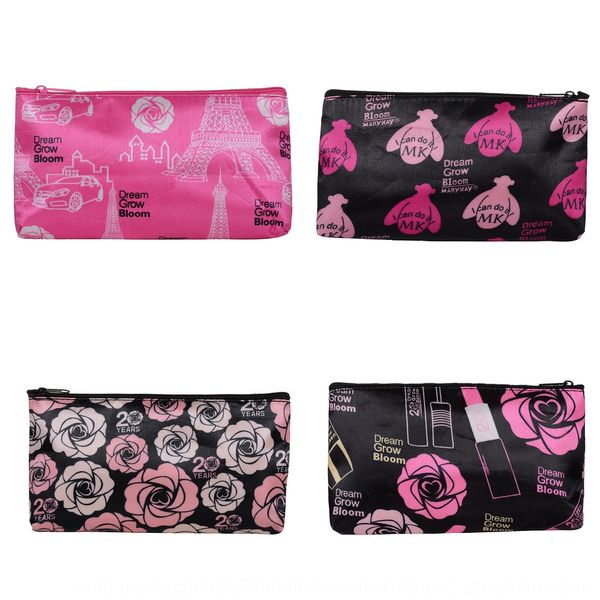 

mary kay rose printing cosmetic waterproof wash storage zipper bagcosmetic zipper bag storage bag hand coin purse gift ofzeg