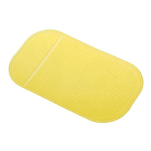 

2 pcs car ic phone non-slip mat gps phone holder yellow