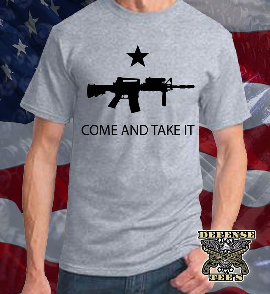 

fashion design come and take it t-shirt 2nd amendment political shirt protect yourself tee o-neck hipster tshirts