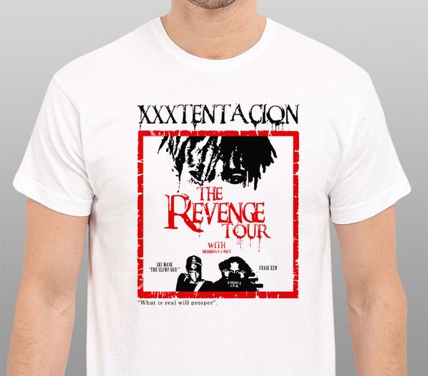 

xxxtentacion the revenge tourmen 2020 casual print t-shirt harajuku short sleeve men create your own shirt