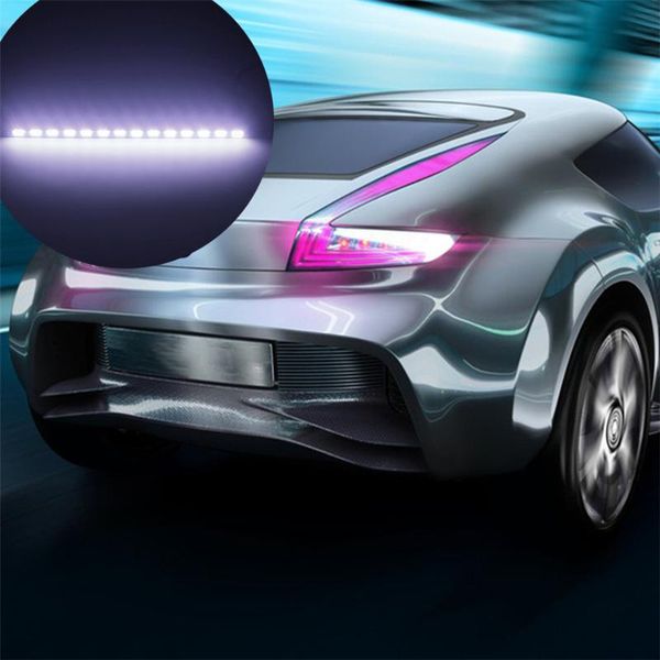 

2pcs 12 leds car styling daytime running lights light source smd car 7030 daylight led strip daytime running lights accessories