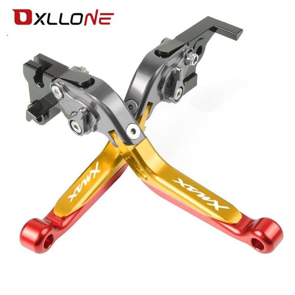 

for xmax125/200/250/400 allyears motorcycle accessories aluminum adjustable brake clutch levers with xmax logo