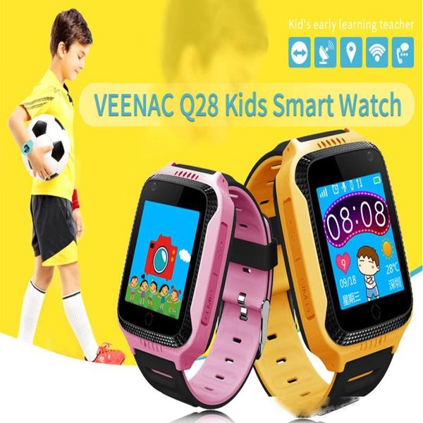 

wholesale q529 gps kids smart watch 3colors 1.44 inch oled screen children sos watch with retail box