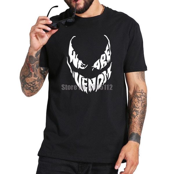 

we are venom t shirt marvel movie femmes funny t-shirt japanese streetwear tshirt gym tee shirt skull