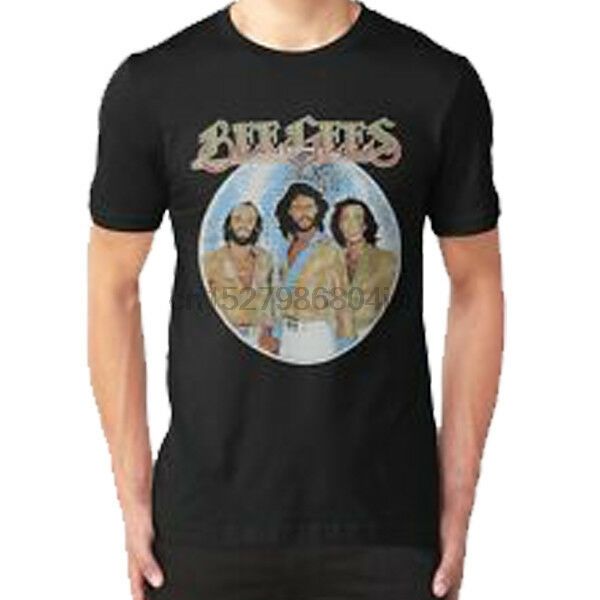 

bee gees disco ball new t-shirt mens black