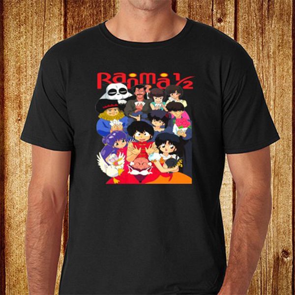

новый ранма 12 90's anime manga men's черная футболка размер s-3xl бесплатная доставка 30th 40th 33-й день рождения 50th tee shirt