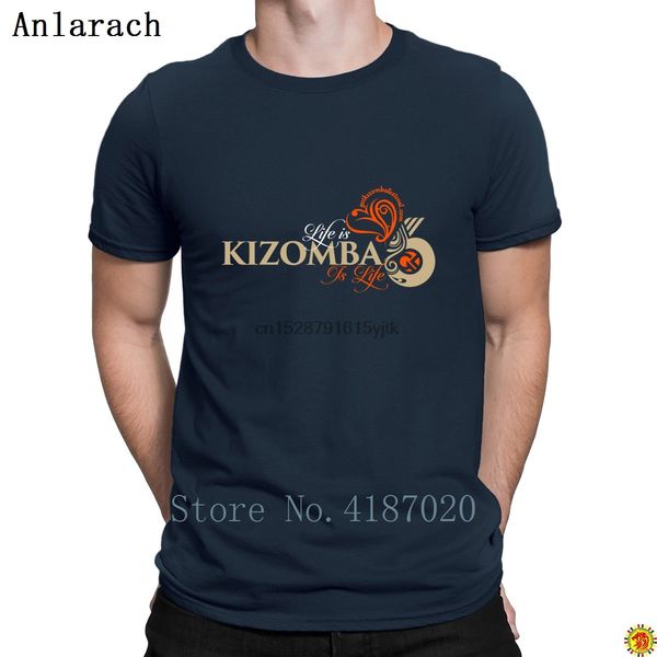 

kizomba is life tshirts stylish summer style plus size 3xl design t shirt for men tee cool casual anti wrinkle