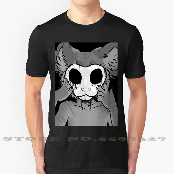 

за маской черный белый tshirt мужчины женщины идентичность маска anthro антропоморфные furry tiger робот android doll bleed