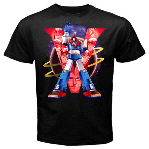 

voltes planet robot mecha japan anime tv series t-shirt black