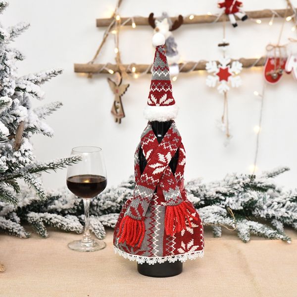 

decoration apron set set creative restaurant dress red bag nordic household wine bottle home wine bottle goods o3kz2