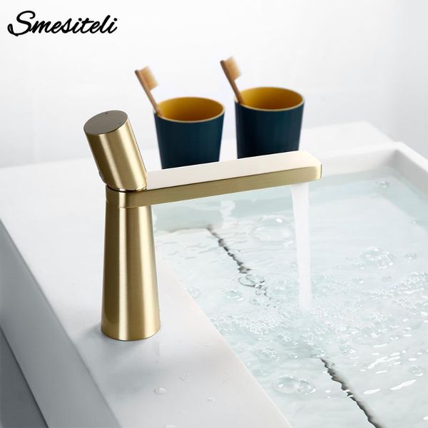 

brass single hole single handle 360 degree rotation deck mounted basin and cold water sink bathroom faucets