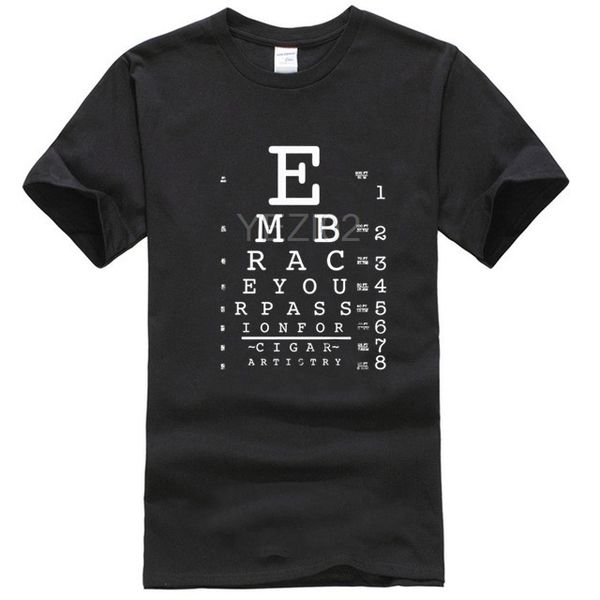 

cigar eye chart short-sleeve t-shirt