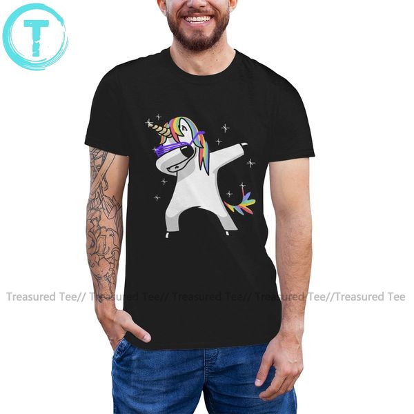 

unicorn t shirt dab hip hop funny magic classic t-shirt printed casual tee shirt mens cute 5x cotton tshirt