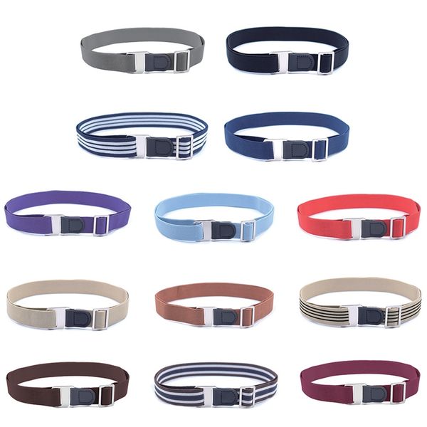

adjustable stretch waist belt flat buckled non-slip waistband apparel accessories for men women pants jeans dresses new, Black;gray