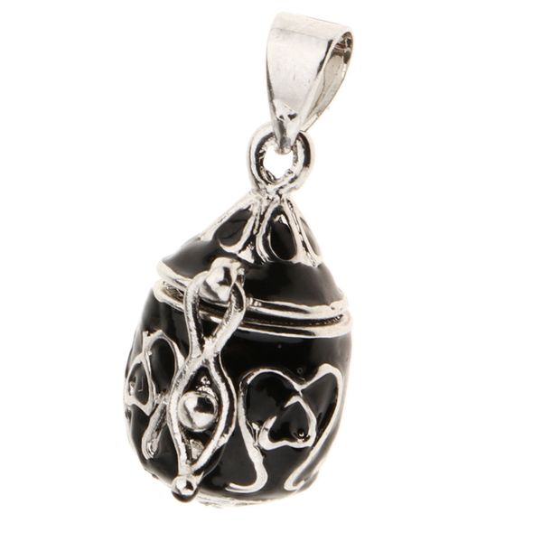 

enamel openable cremation keepsake urn pendant for necklace pendant, Silver