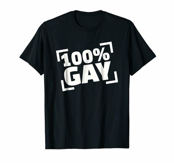 

100% gay pride lgbt месяц unisex black t-shirt s-3xl сыпучего размер tee shirt