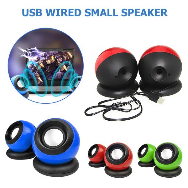 

wired mini computer speakers bass horns for lapdeskphone 6w powerful speaker usb aux audio multimedia loudspeaker