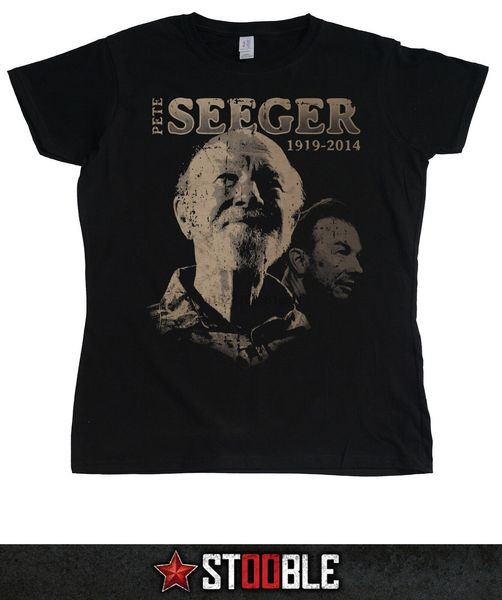 

2019 fashion 100% cotton slim fit pete seeger mens t-shirt