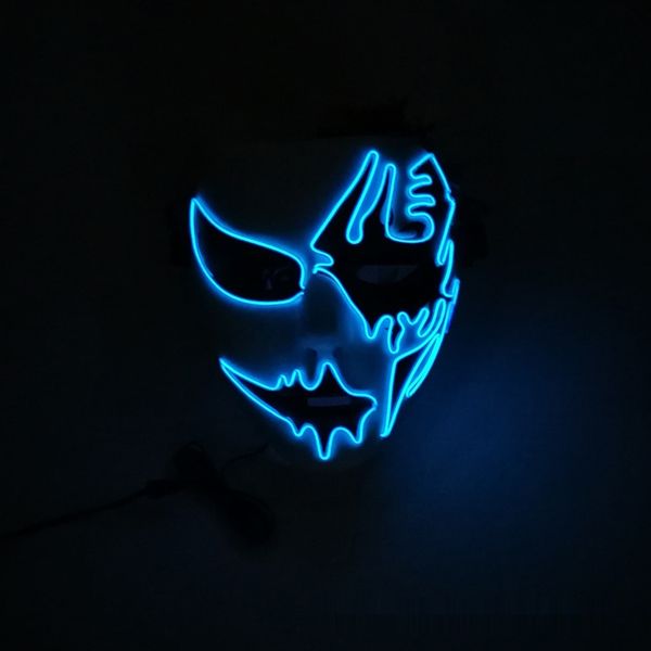 

high elcold bar night facial fluorescent makeup party luminous hand-painted el highlight elcold light bar night facial fluorescent makeup pa