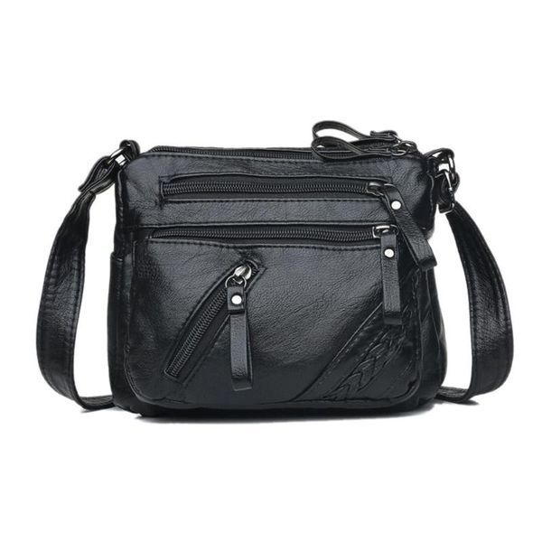 

ladies solid color shoulder messenger handbags women leather small crossbody bags