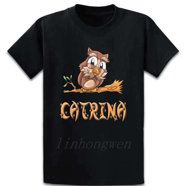 

catrina owl t shirt cool round neck interesting printing spring autumn short sleeve breathable original shirt