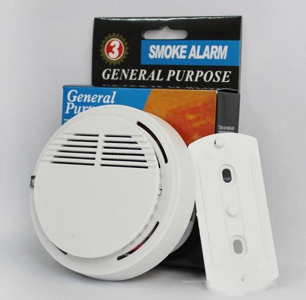 

smoke detector alarms system sensor fire alarm detached wireless detectors home security high sensitivity stable led 85db 9v battery