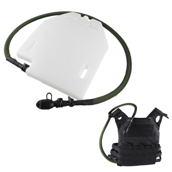 

hunting jackets tactical vest kettle soldier gear bottle outdoor jpc plate carrier 1.5l portable travel water, Camo;black