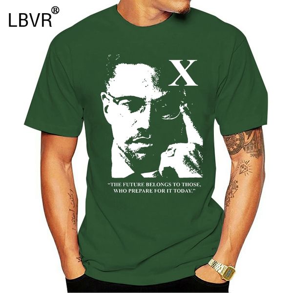 

malcolm x тенниска движение за гражданские права америка сша печать tee shirt