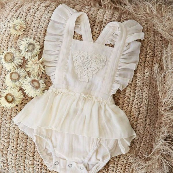 

berets born kid baby girl clothes sleeveless romper jumpsuit dress one piece outfit, Blue;gray