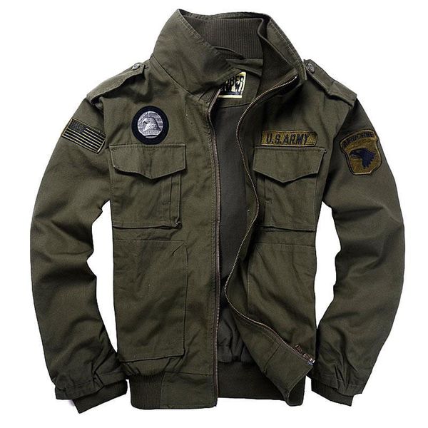 

brand men's bomber jacket coat autumn winter multiple pockets thicken casual jacket male coat men parkas 3xl bg1620, Black;brown