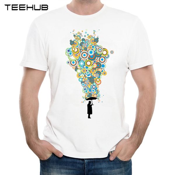 

2019 мужская новый творческий bubble печатается с коротким рукавом t-shirt лето прохладный tops soft tee